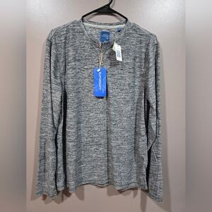 Gray Long Sleeve Men's Tee